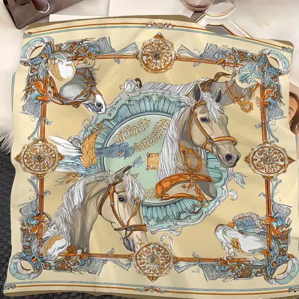 🔥 BOUTIQUE, NEW HORSE, PRINT SCARF